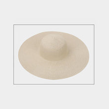 Load image into Gallery viewer, Solid Straw Sun Hat
