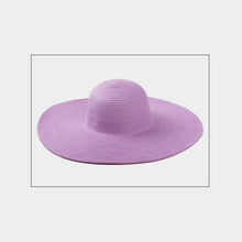 Load image into Gallery viewer, Solid Straw Sun Hat
