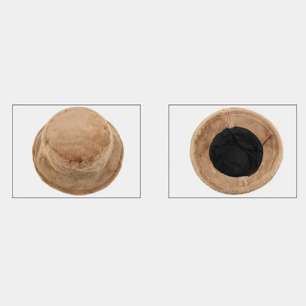 Faux Fur Solid Bucket Hat - Jewelry Store by Erik Rayo