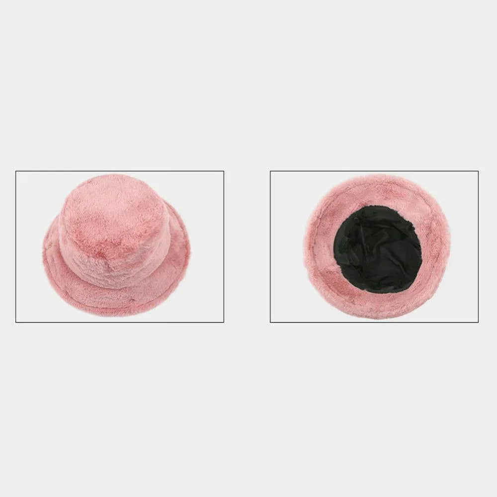 Faux Fur Solid Bucket Hat - Jewelry Store by Erik Rayo