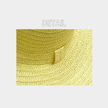 Load image into Gallery viewer, Solid Straw Sun Hat
