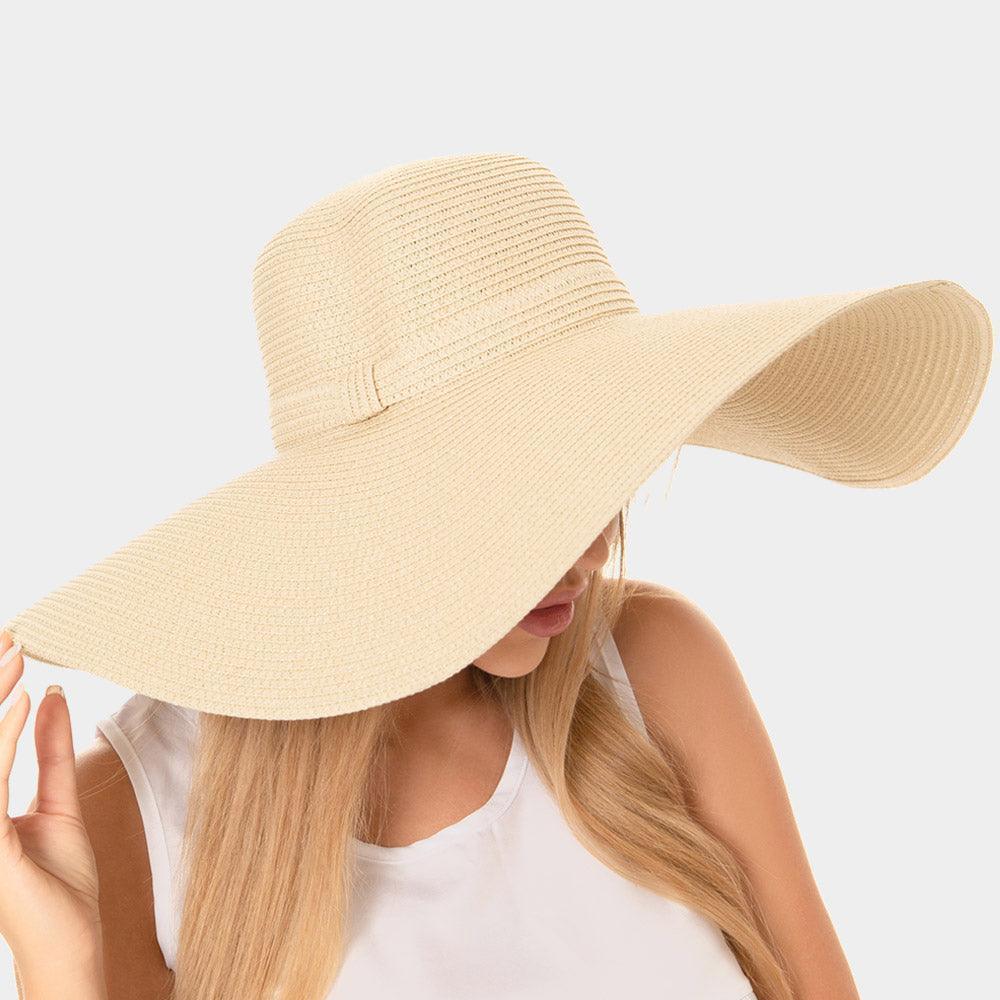 Solid Floppy Straw Sun Hat - Jewelry Store by Erik Rayo