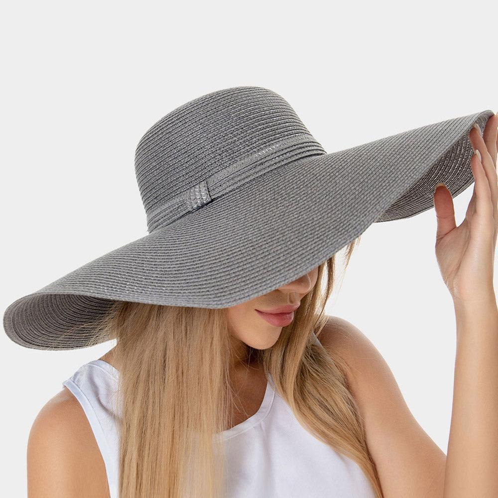 Solid Floppy Straw Sun Hat - Jewelry Store by Erik Rayo