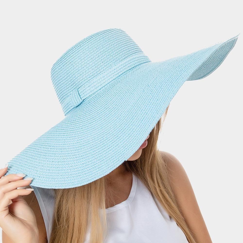 Solid Floppy Straw Sun Hat - Jewelry Store by Erik Rayo