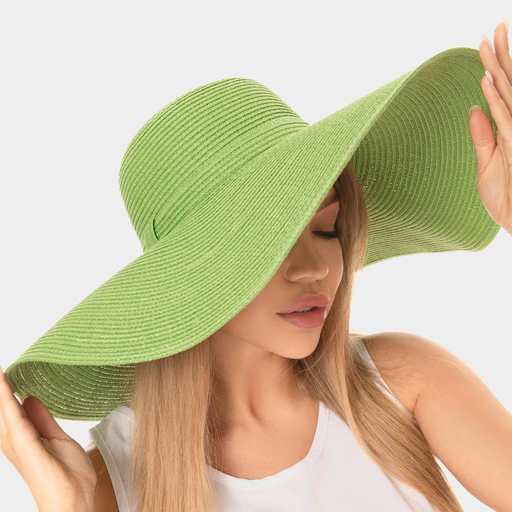 Solid Floppy Straw Sun Hat - Jewelry Store by Erik Rayo