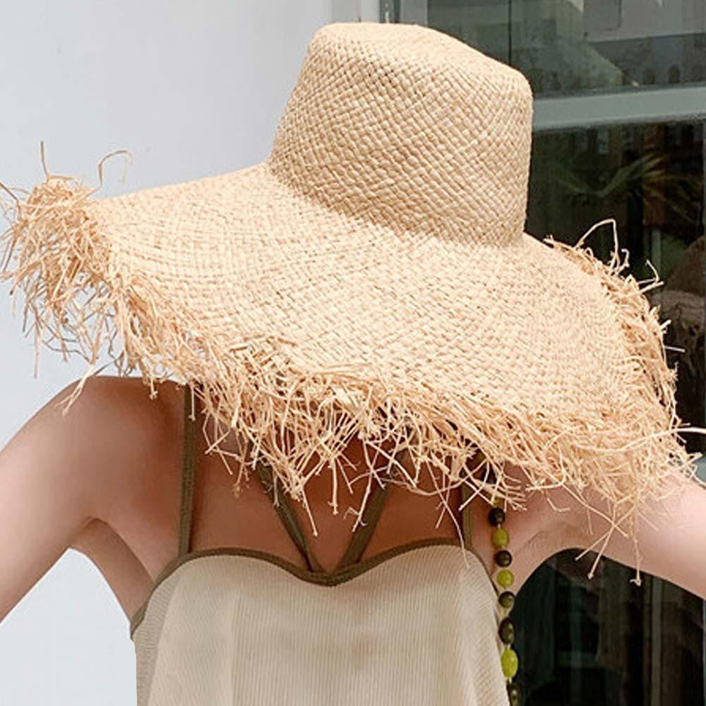 Frayed Straw Sun Hat - Jewelry Store by Erik Rayo