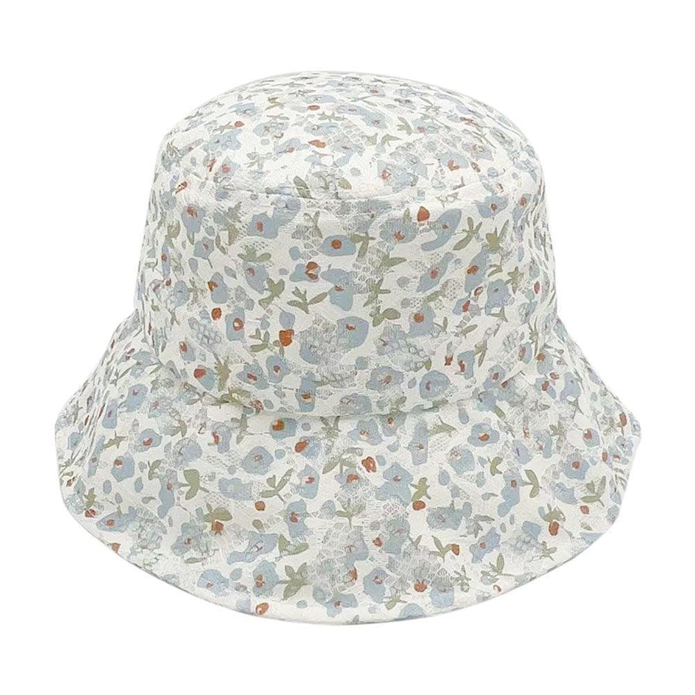 Flower Patterned Bucket Hat - Jewelry Store by Erik Rayo