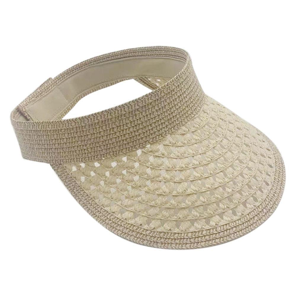 Straw Visor Sun Hat - Jewelry Store by Erik Rayo