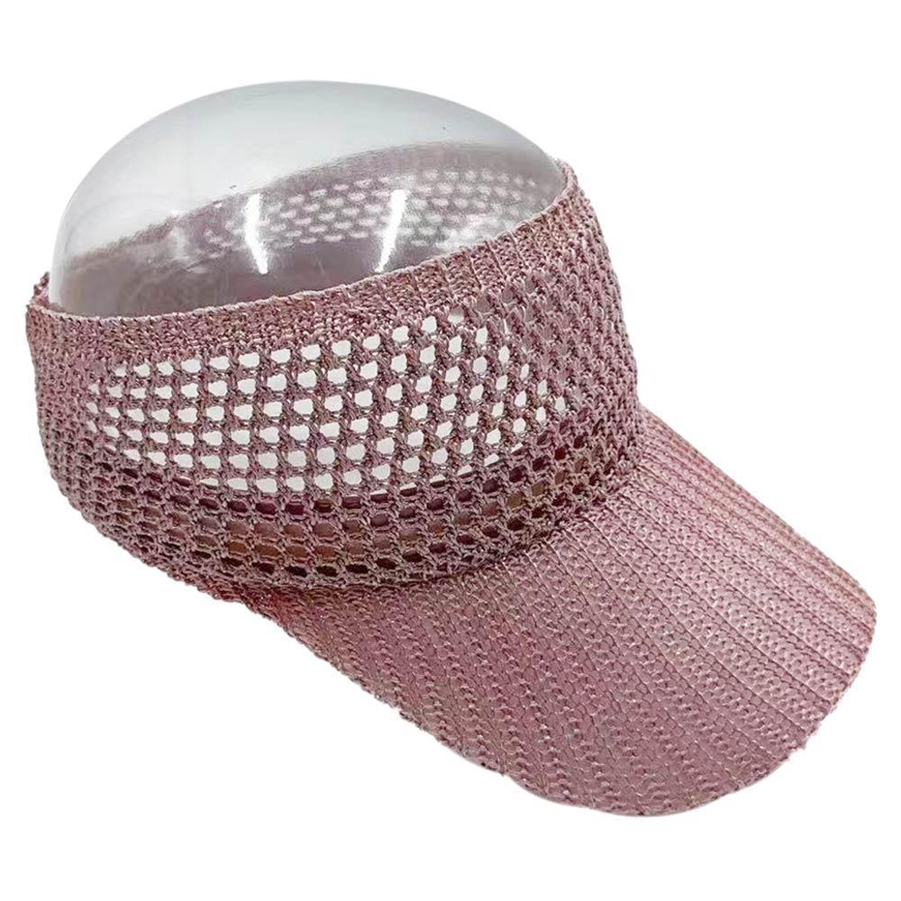 Lurex Metallic Visor Sun Hat - Jewelry Store by Erik Rayo
