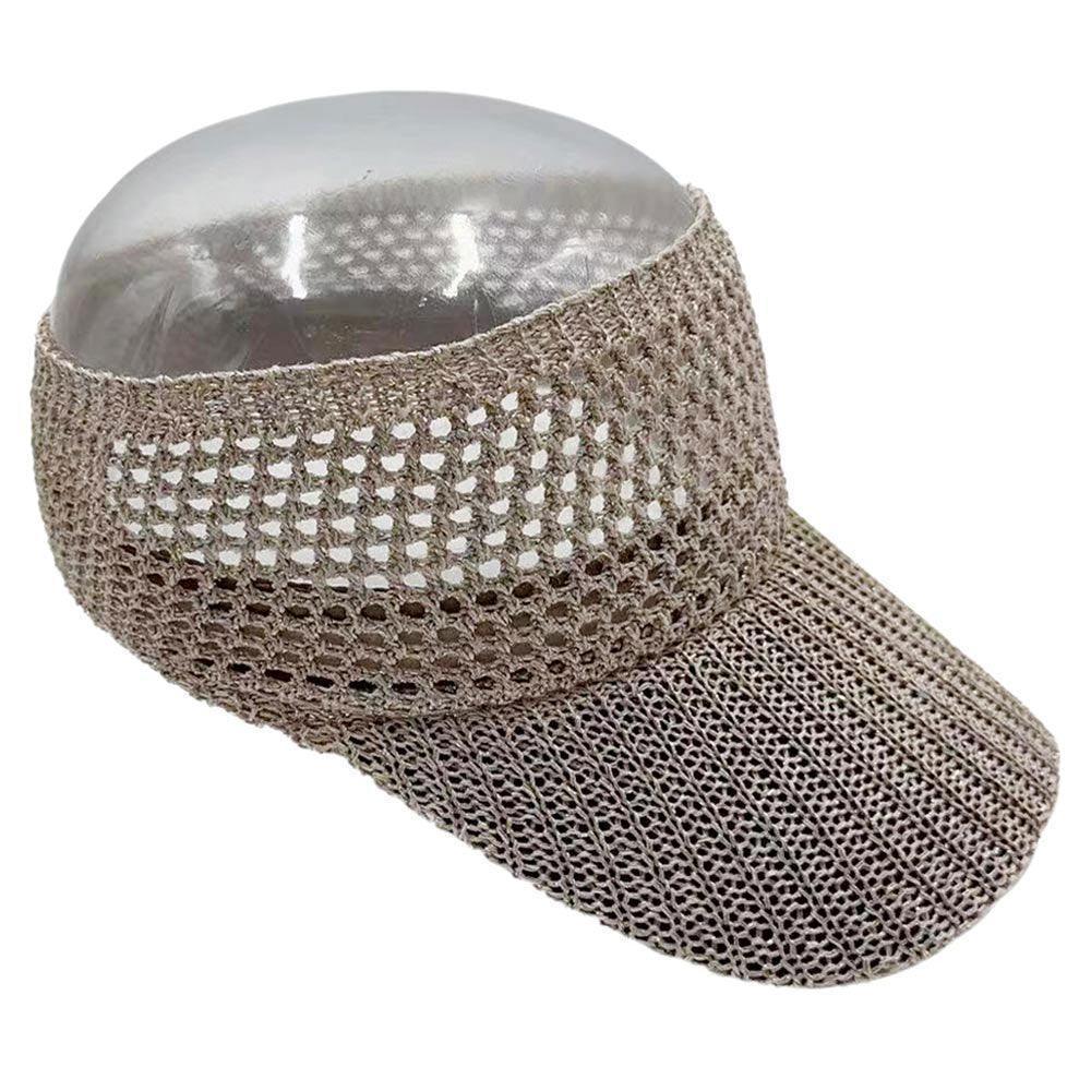 Lurex Metallic Visor Sun Hat - Jewelry Store by Erik Rayo