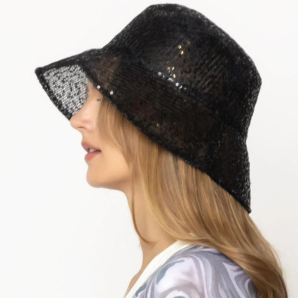 Sequin Bucket Hat - Jewelry Store by Erik Rayo