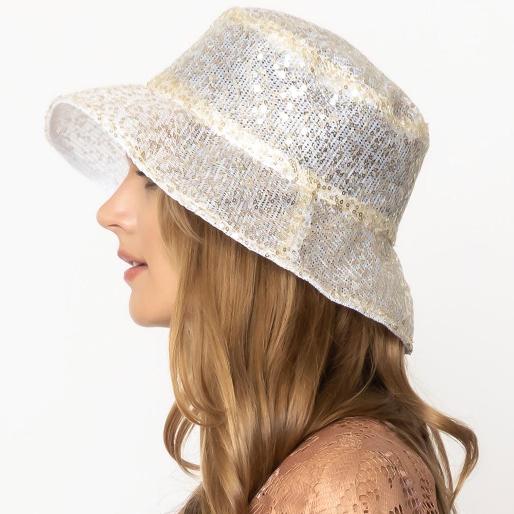 Sequin Bucket Hat - Jewelry Store by Erik Rayo