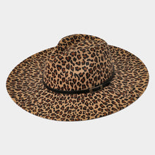 Load image into Gallery viewer, Leopard Print Panama Hat
