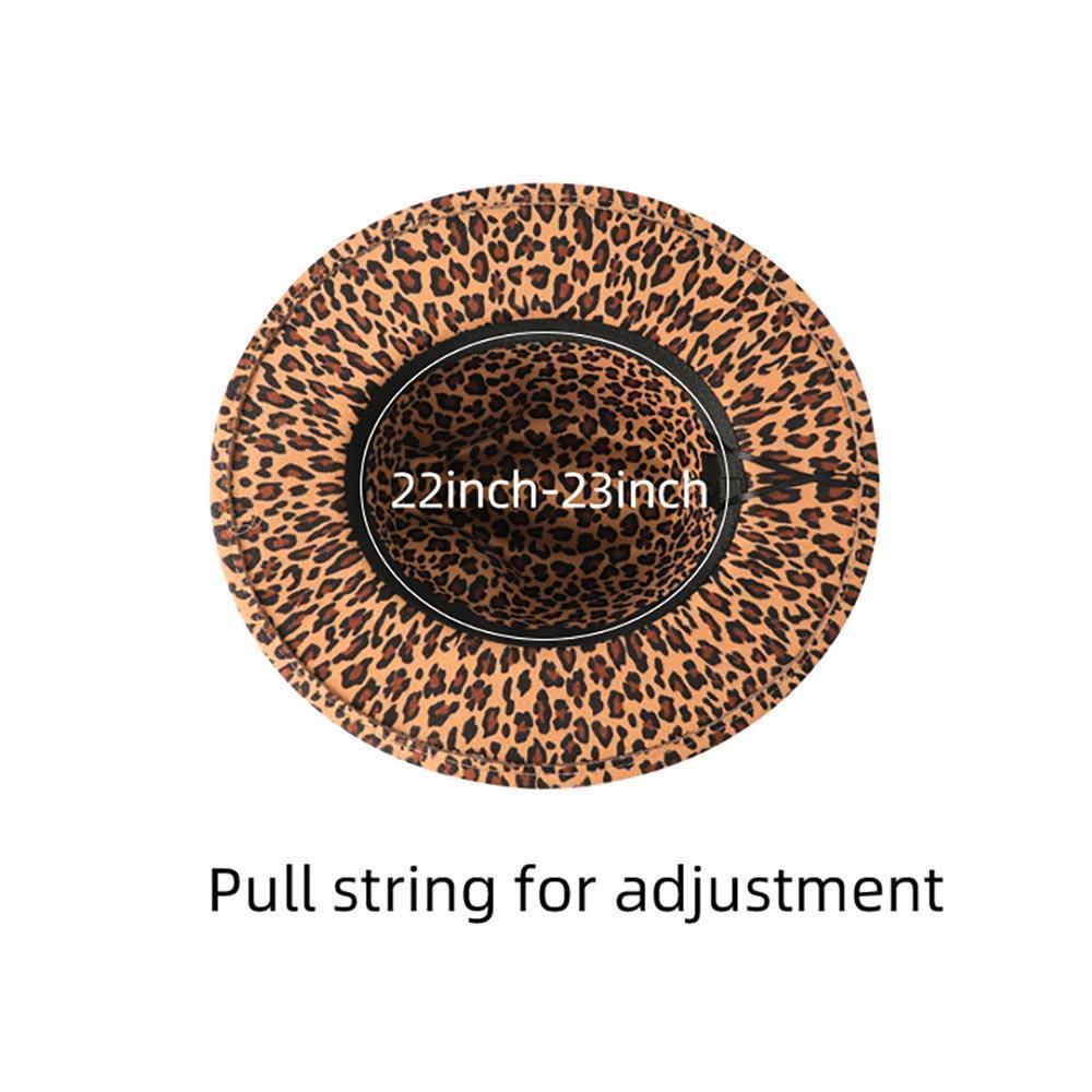 Leopard Print Fedora Hat - Jewelry Store by Erik Rayo