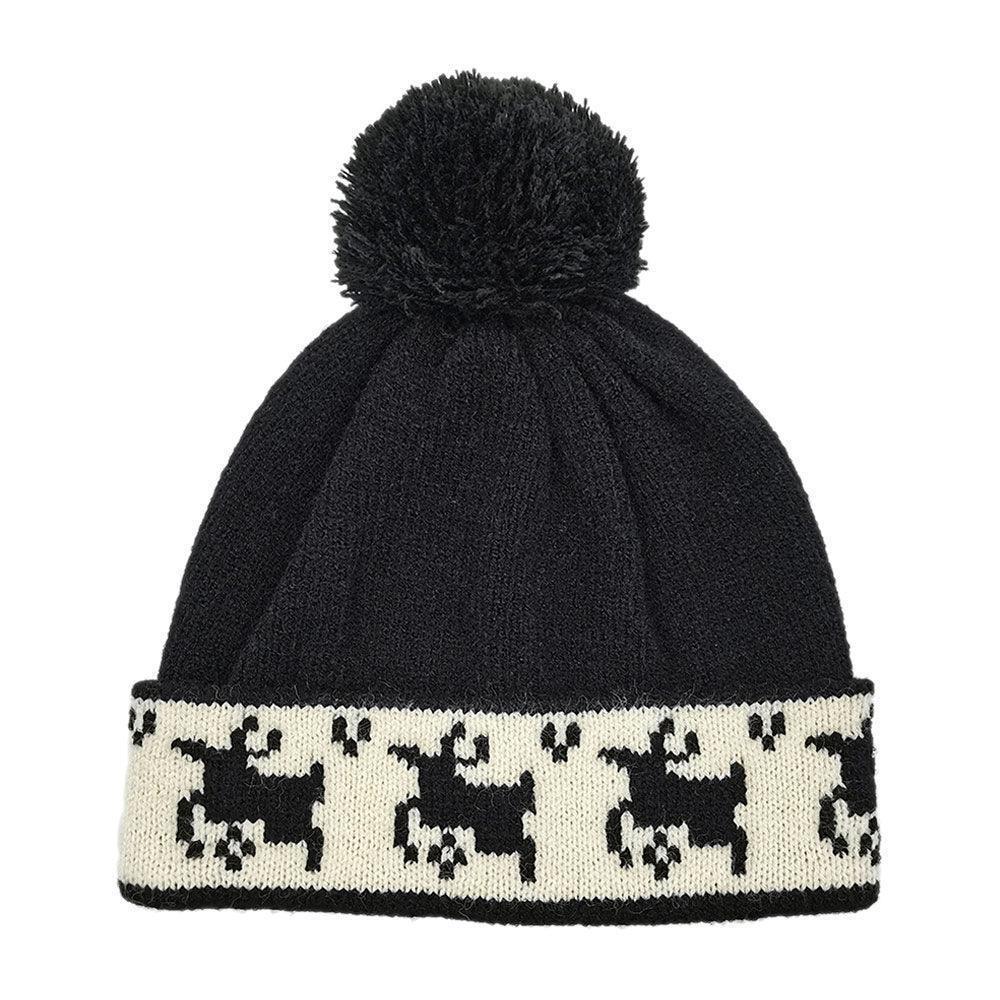 Reindeer Holiday Pom Pom Beanie Hat - Jewelry Store by Erik Rayo