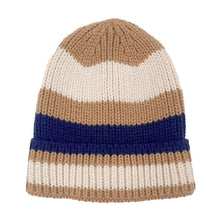 Load image into Gallery viewer, Striped Cuff Beanie Hat
