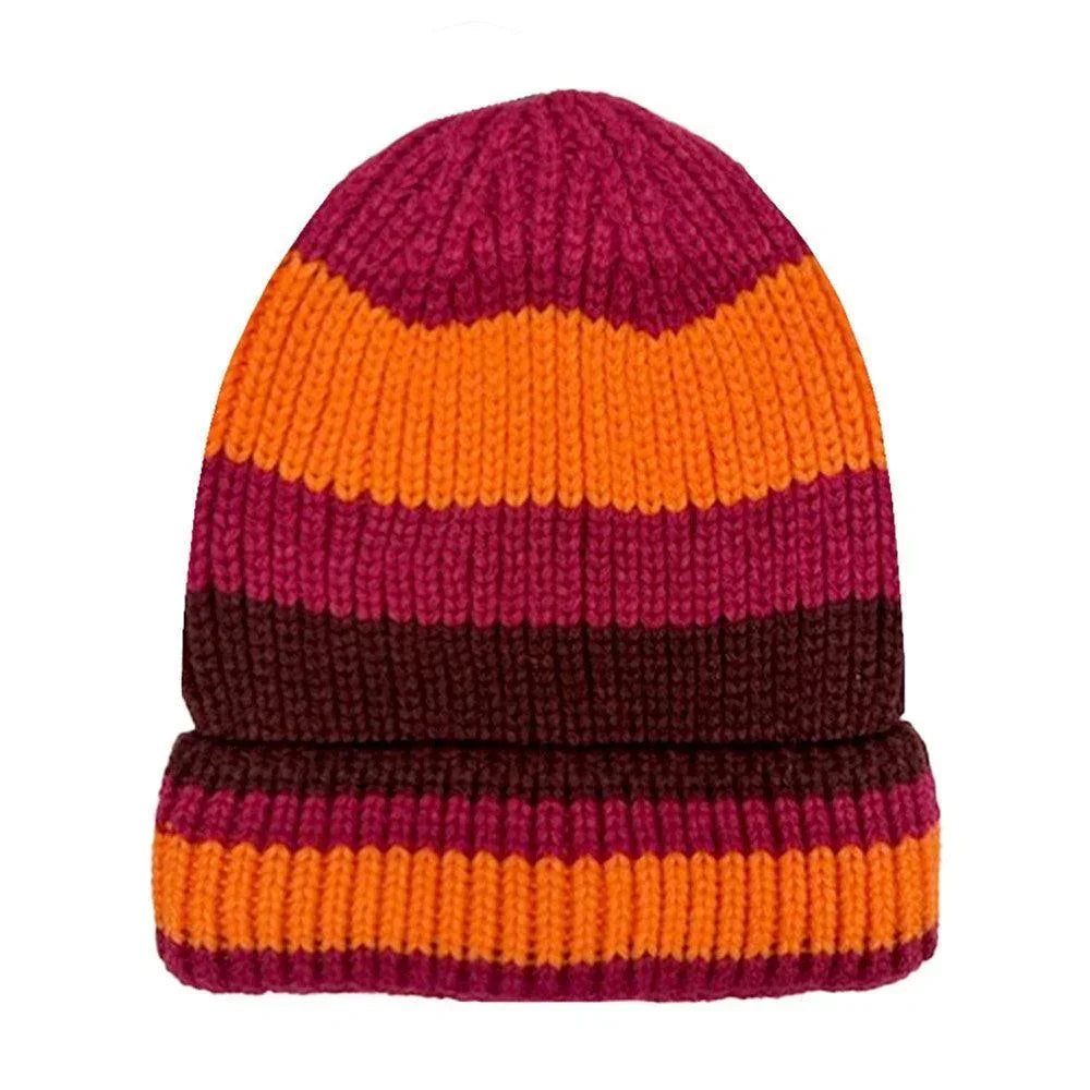 Striped Cuff Beanie Hat - Jewelry Store by Erik Rayo