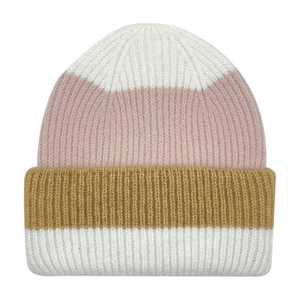 Striped Ribbed Beanie Hat - Jewelry Store by Erik Rayo