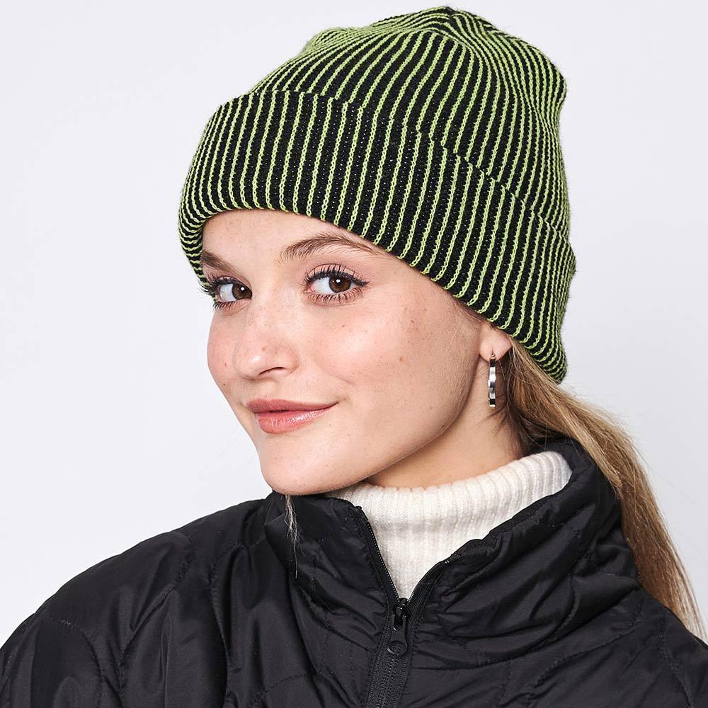 Woven Two Tone Beanie Hat - Jewelry Store by Erik Rayo