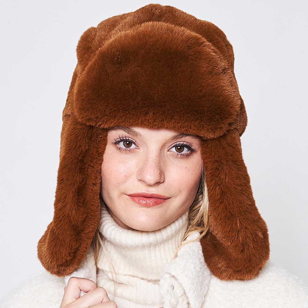 Solid Faux Fur Trapper Hat - Jewelry Store by Erik Rayo