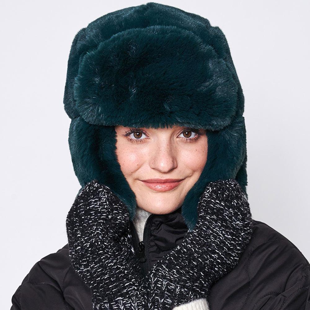 Solid Faux Fur Trapper Hat - Jewelry Store by Erik Rayo