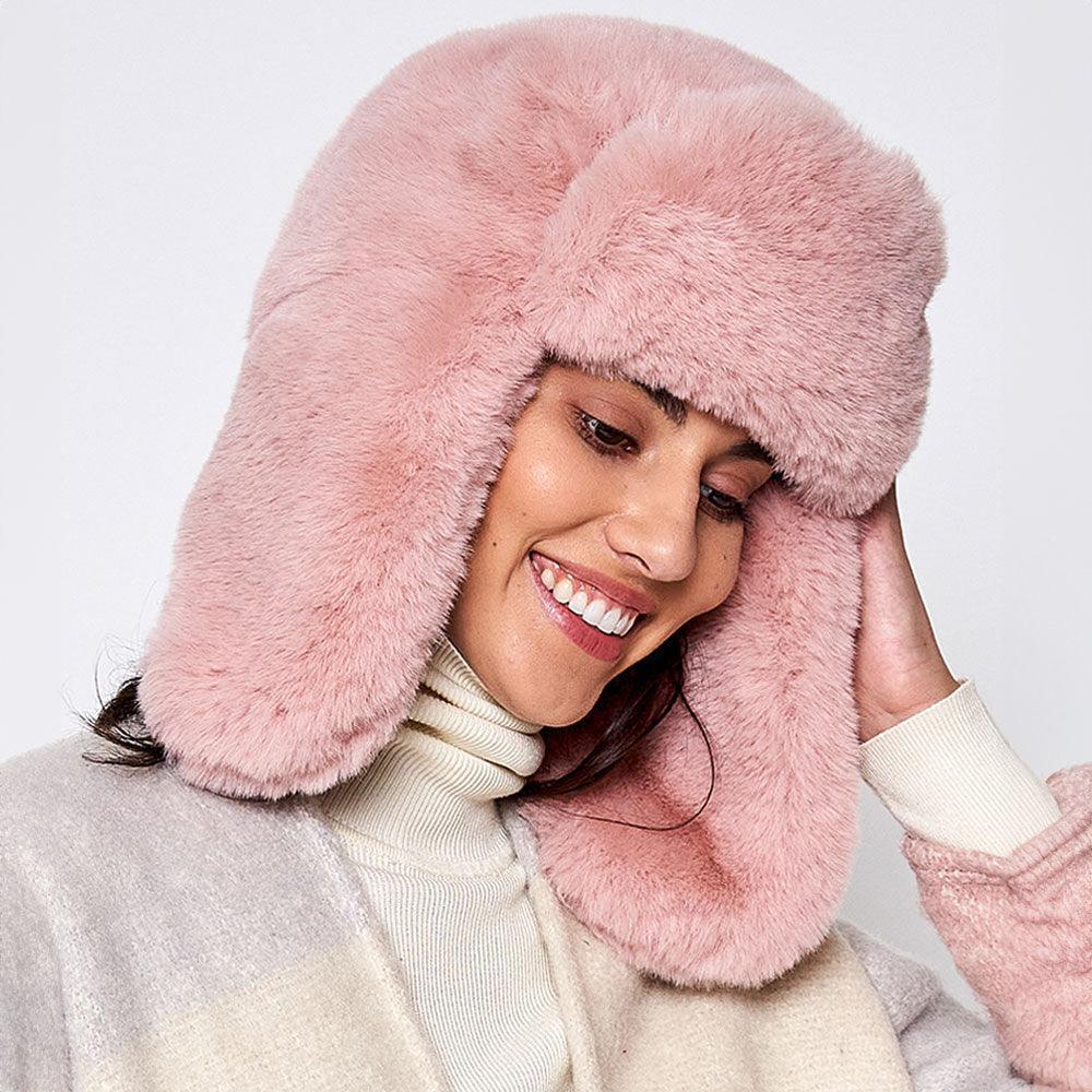Solid Faux Fur Trapper Hat - Jewelry Store by Erik Rayo