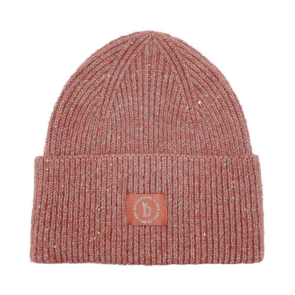 Sequin Embellished Lurex Cuff Beanie Hat - Jewelry Store by Erik Rayo
