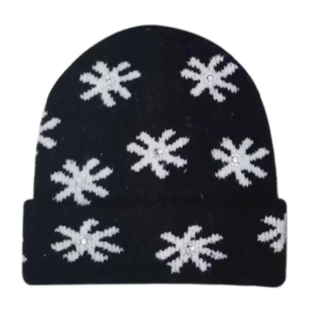 Gem Flower Beanie Hat - Jewelry Store by Erik Rayo