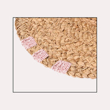 Load image into Gallery viewer, Raffia Pointed Straw Sun Hat
