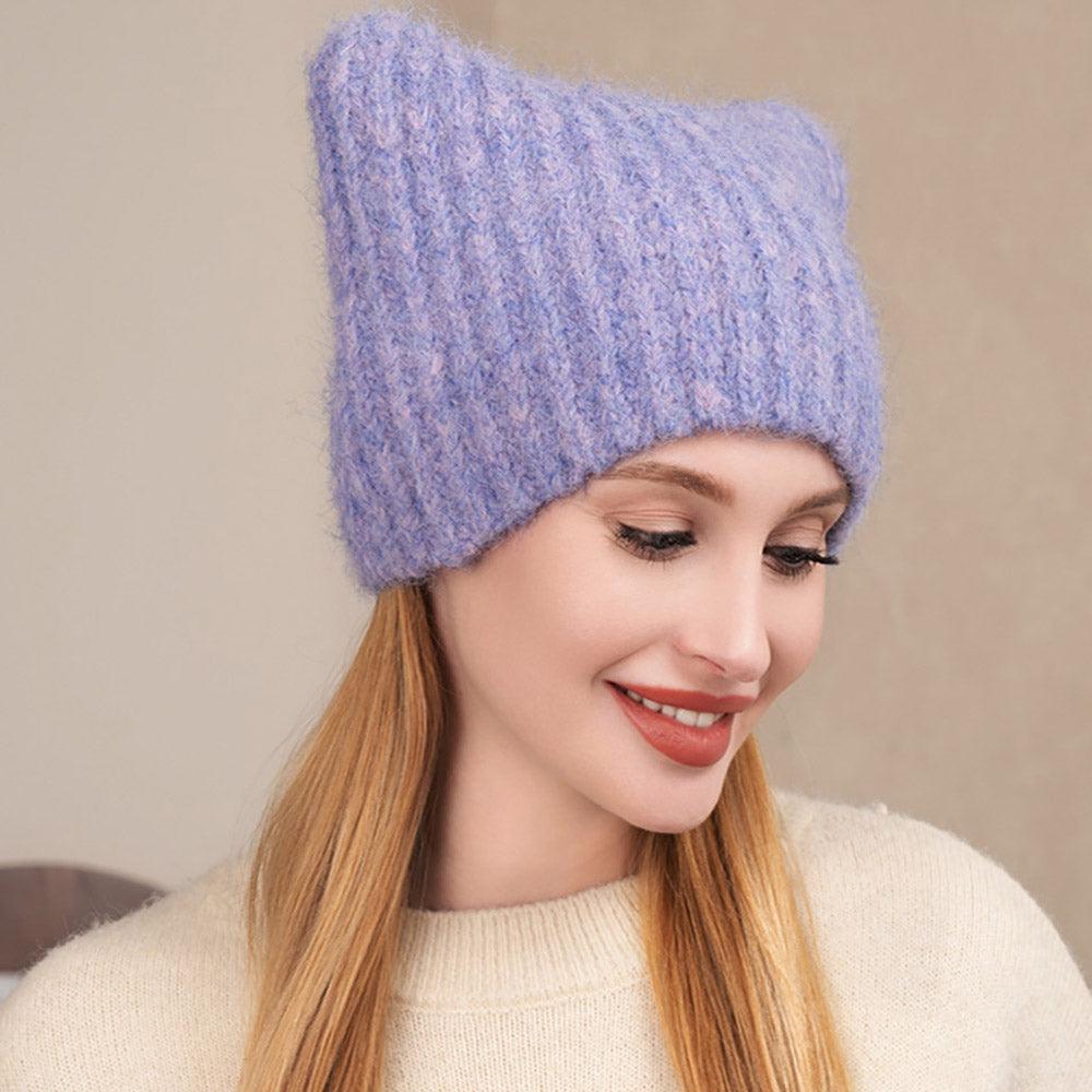Cat Knit Beanie Hat - Jewelry Store by Erik Rayo