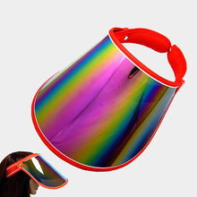 Load image into Gallery viewer, Hologram Fashion Visor Sun Hat
