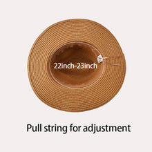 Load image into Gallery viewer, Hardware Chain Band Pointed Straw Hat
