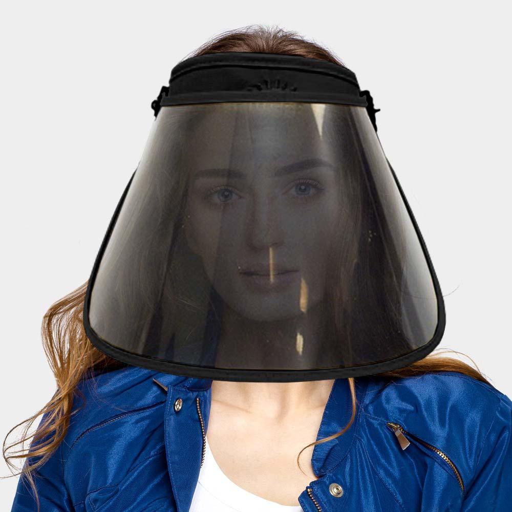 Solid Color Trim Stylish Face Shield / Visor Sun Hat - Jewelry Store by Erik Rayo