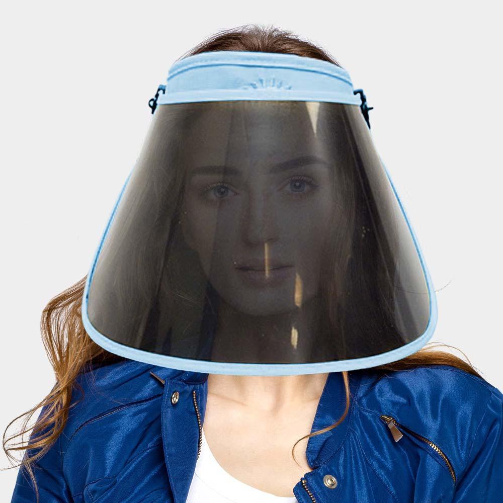 Solid Color Trim Stylish Face Shield / Visor Sun Hat - Jewelry Store by Erik Rayo