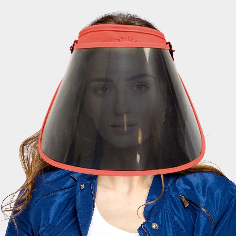 Solid Color Trim Stylish Face Shield / Visor Sun Hat - Jewelry Store by Erik Rayo