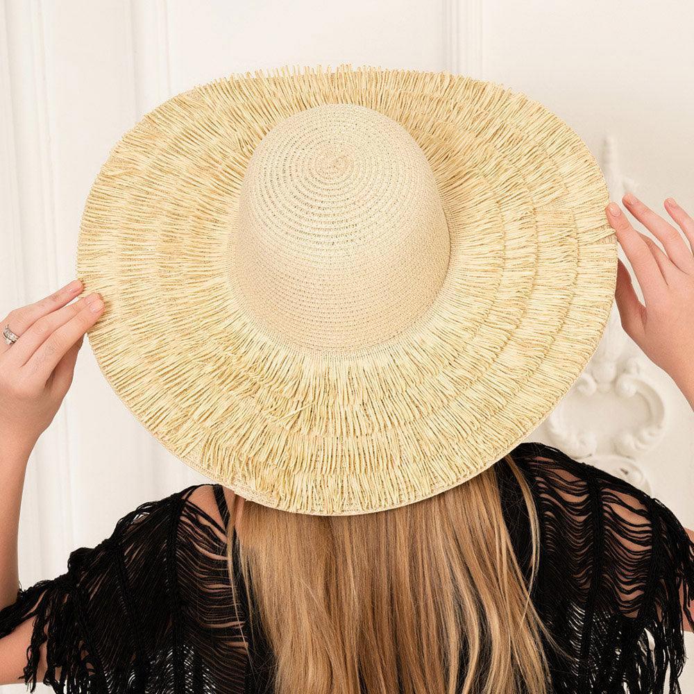 Raffia Tassel Pointed Sun Hat - Jewelry Store by Erik Rayo