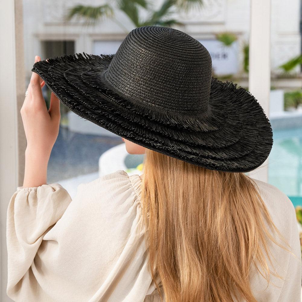 Raffia Tassel Pointed Sun Hat - Jewelry Store by Erik Rayo