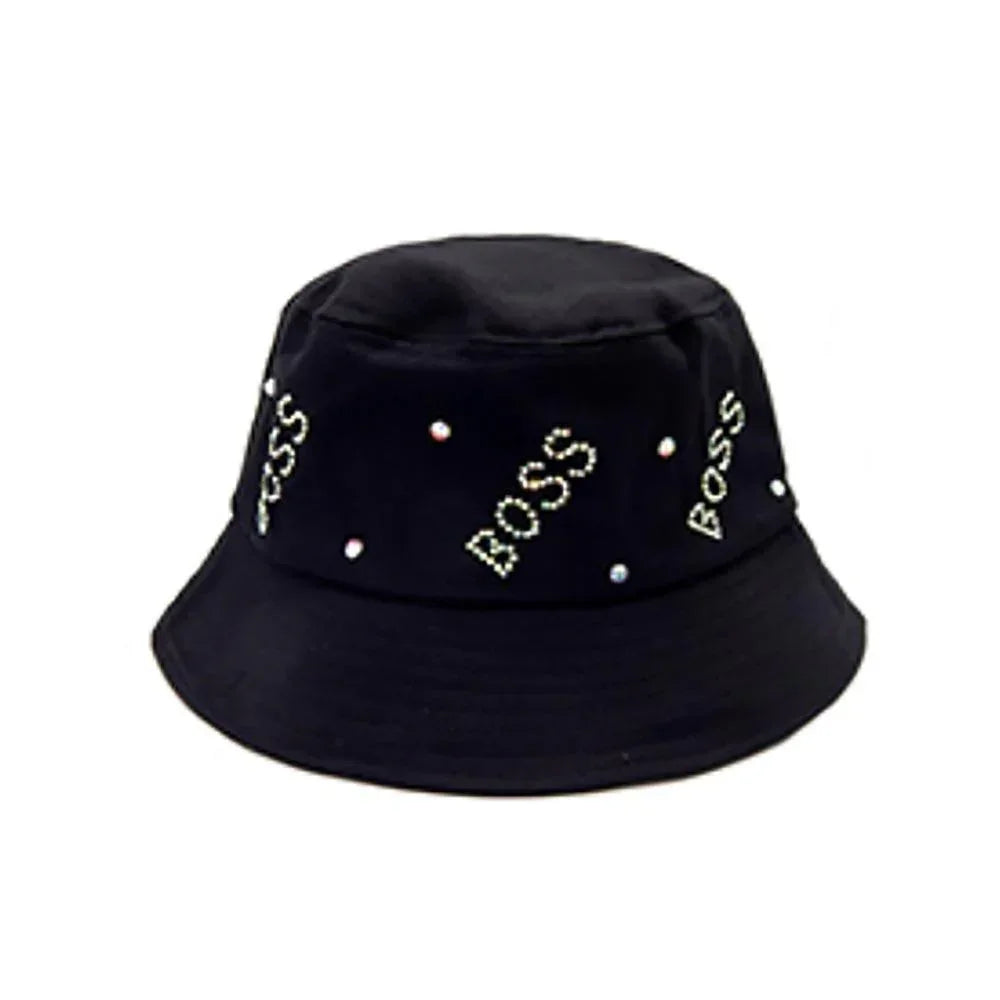 BOSS Bling Message Bucket Hat - Jewelry Store by Erik Rayo