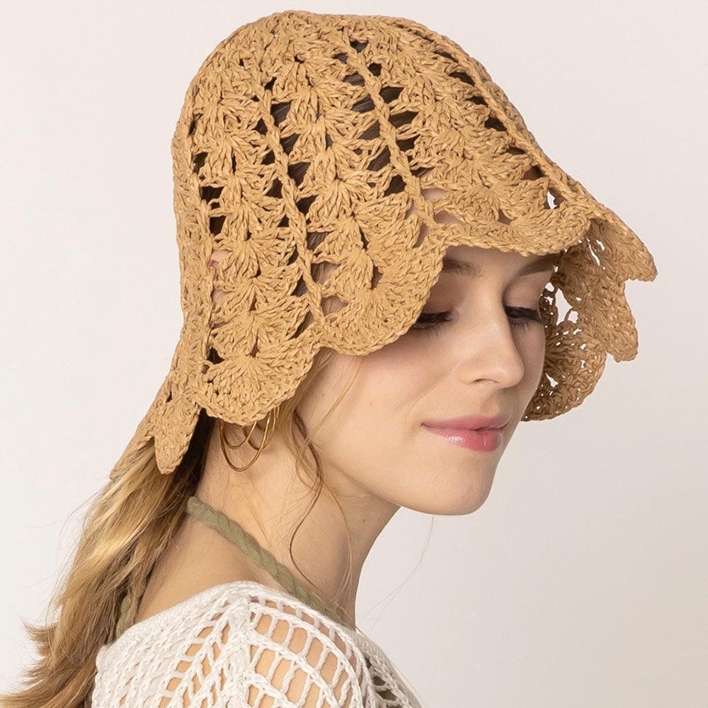 Open Weave Straw Bucket Hat - Jewelry Store by Erik Rayo