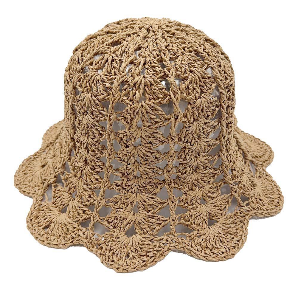 Open Weave Straw Bucket Hat - Jewelry Store by Erik Rayo