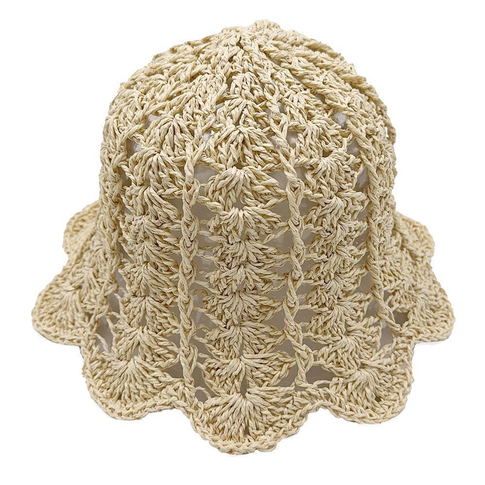 Open Weave Straw Bucket Hat - Jewelry Store by Erik Rayo