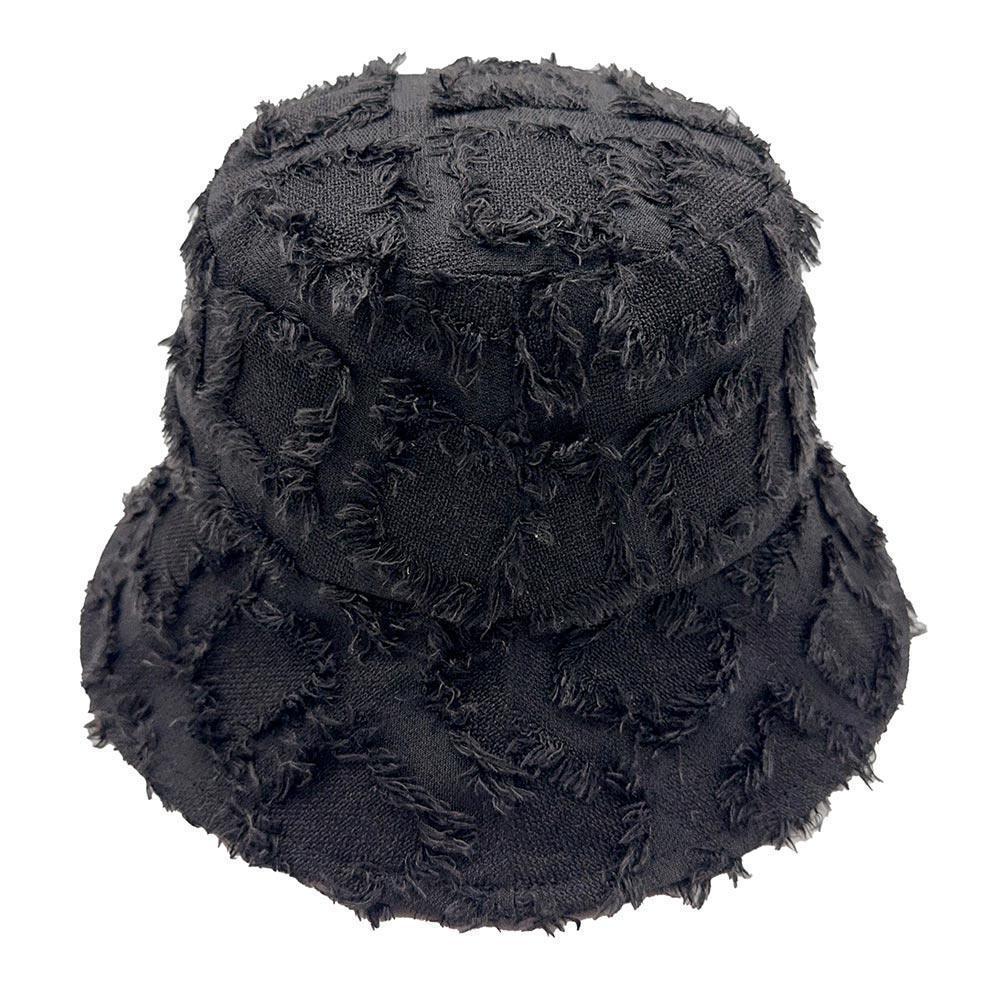 Distressed Denim Bucket Hat - Jewelry Store by Erik Rayo