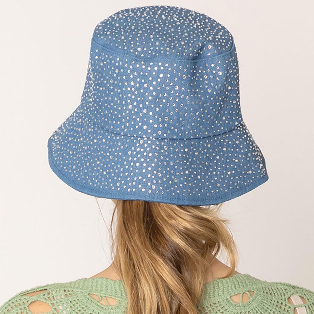 Stone Denim Bucket Hat - Jewelry Store by Erik Rayo