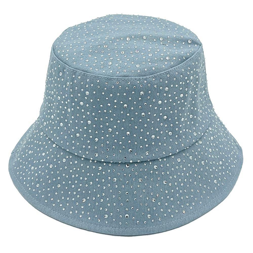 Stone Denim Bucket Hat - Jewelry Store by Erik Rayo