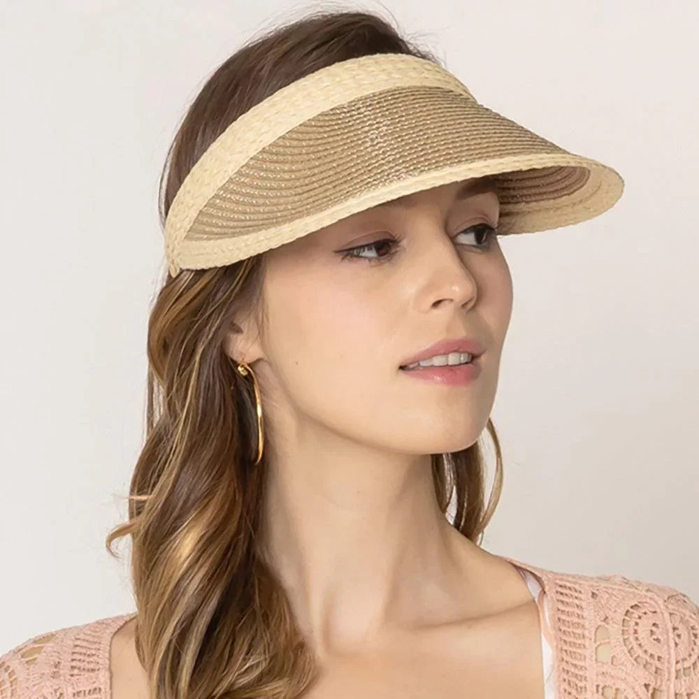 Straw Sun Visor Hat - Jewelry Store by Erik Rayo