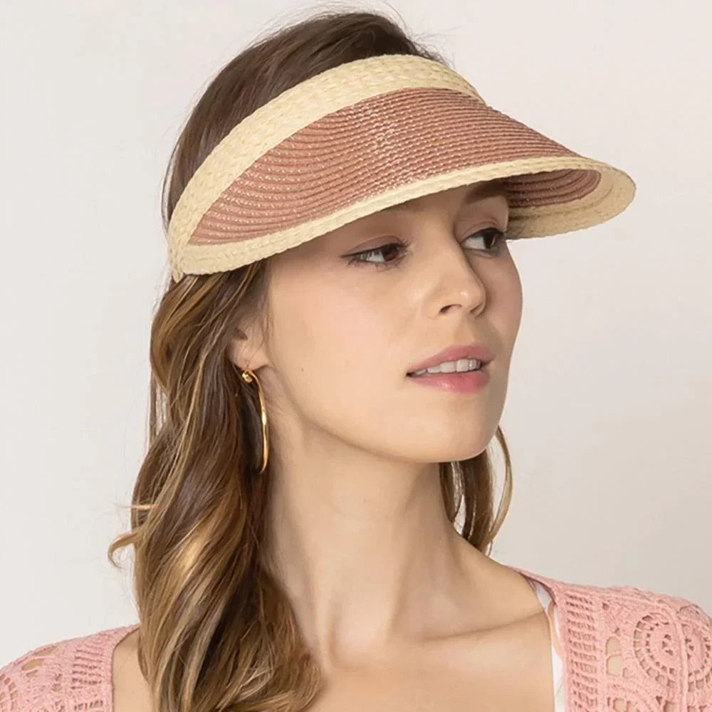 Straw Sun Visor Hat - Jewelry Store by Erik Rayo