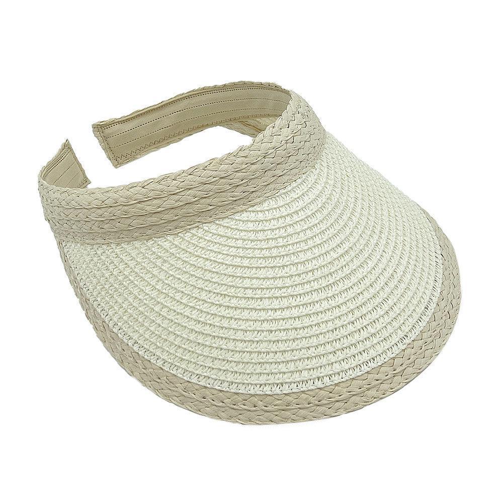 Straw Sun Visor Hat - Jewelry Store by Erik Rayo