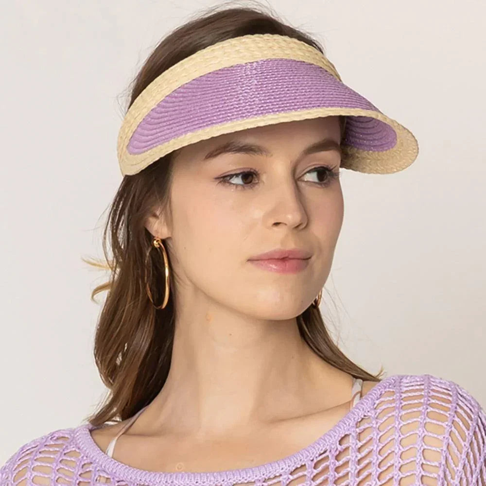 Straw Sun Visor Hat - Jewelry Store by Erik Rayo