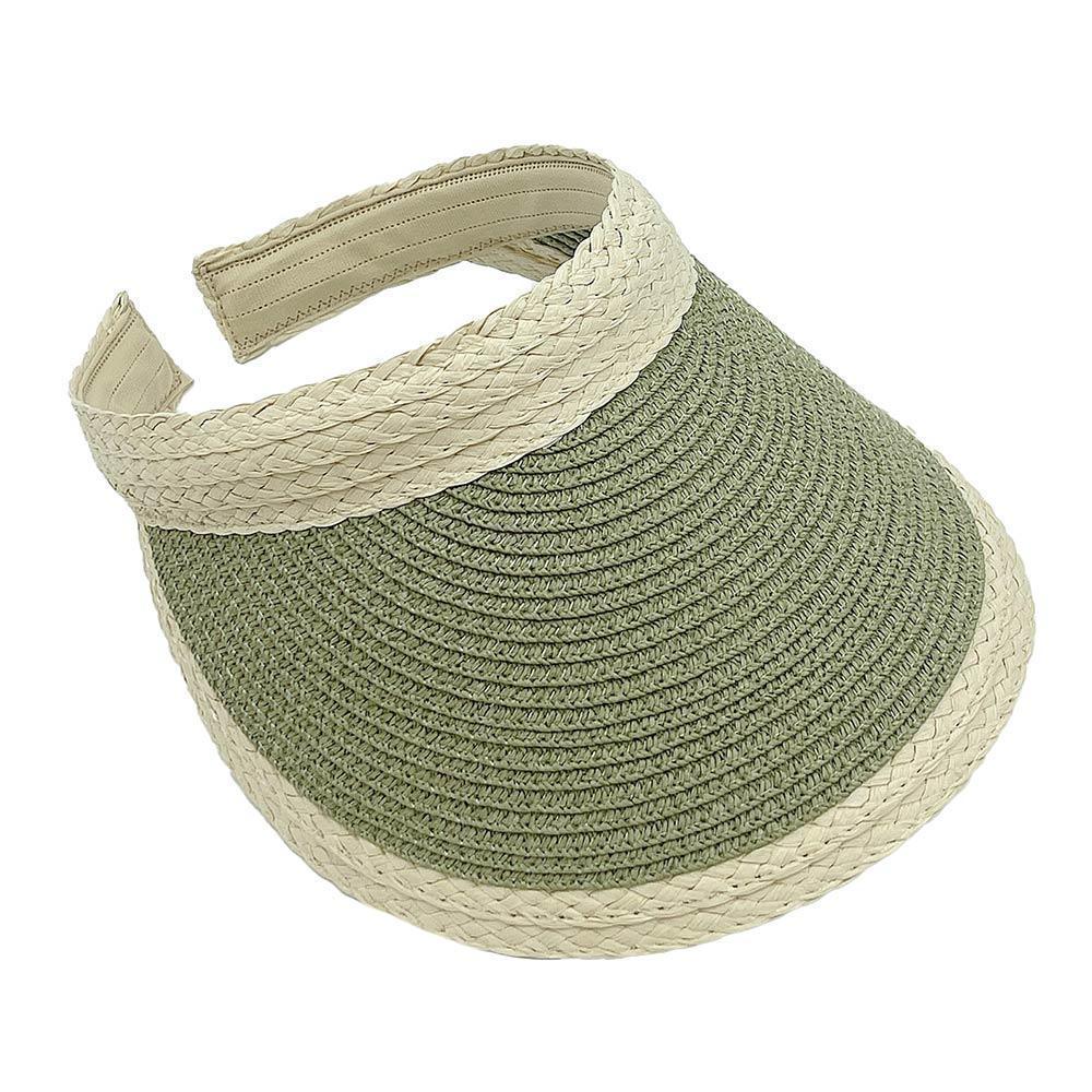 Straw Sun Visor Hat - Jewelry Store by Erik Rayo