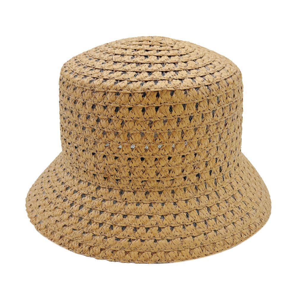 Straw Bucket Hat - Jewelry Store by Erik Rayo